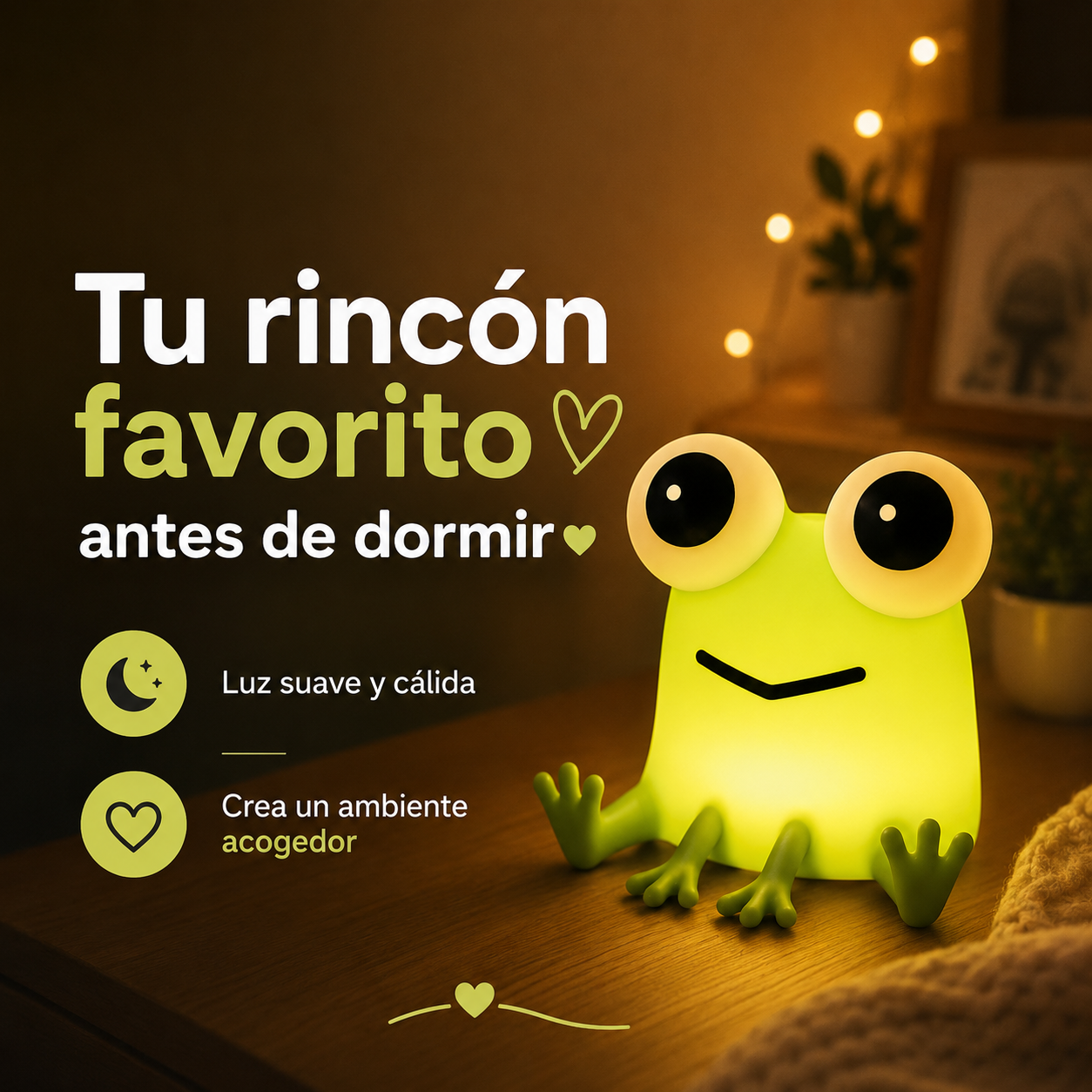 Lámpara Ranita Nocturna