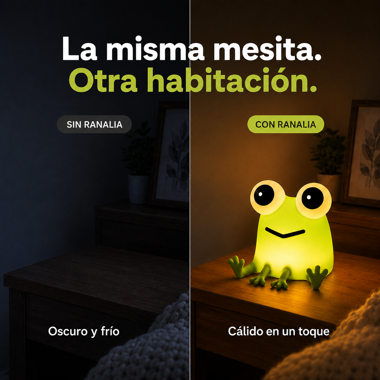 Lámpara Rana de Silicona
