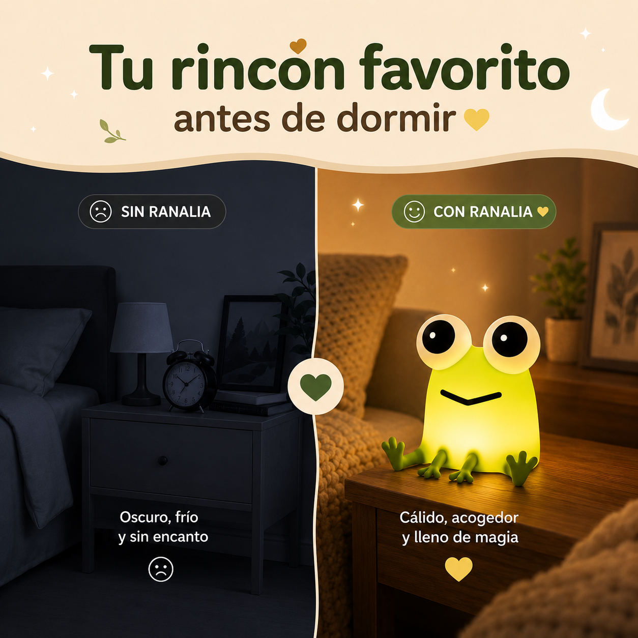 Lámpara Ranita Nocturna